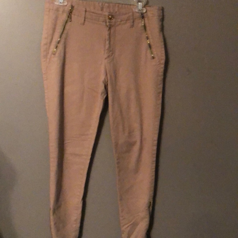 Michael Kors - Khaki pants with zippers